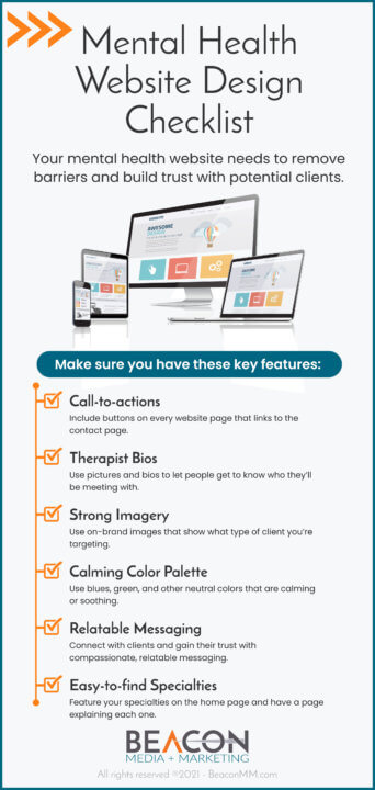 Web Design Steps for Mental Health | Beacon Media + Marketing